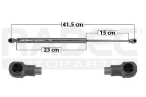 004-2612-04 AMORTIGUADOR 5TA PUERTA RN DUSTER 18-22 SP DER/IZQ