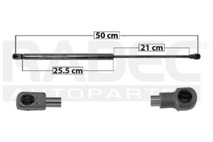 004-2705-03 AMORTIGUADOR 5TA PUERTA ST LEON 05-11 TK DER/IZQ MNJ
