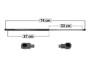 004-3002-07 AMORTIGUADOR COFRE TY CAMRY 02-06 DER/IZQ