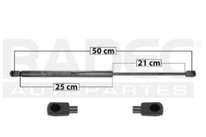 004-3111-05 AMORTIGUADOR 5TA PUERTA VW GOLF 88-99 TK DER/IZQ MNJ