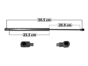 004-3112-07 AMORTIGUADOR 5TA PUERTA VW JETTA/PASSAT 99-05 GUAYIN DER/IZQ
