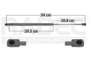 004-3121-02 AMORTIGUADOR COFRE VW TOUAREG 04-06 DER/IZQ MNJ