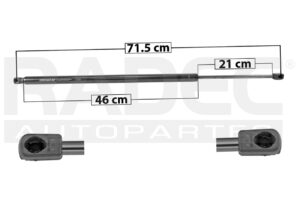 004-3123-02 AMORTIGUADOR 5TA PUERTA VW TRANSPORTER 15-19 SP DER/IZQ