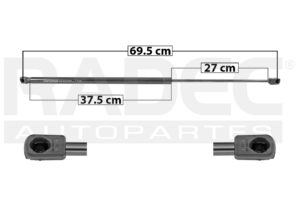 004-3140-00 AMORTIGUADOR COFRE VW TERAMONT 19-22 SP DER