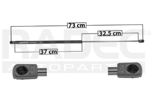 004-3508-01 AMORTIGUADOR COFRE KI SOUL 14-19 SP DER/IZQ