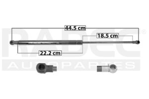 004-4601-00 AMORTIGUADOR 5TA PUERTA SM FORTWO 08-13 TK DER/IZQ