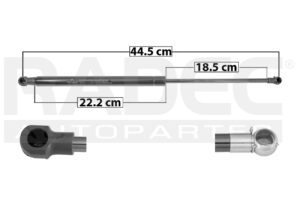 004-4601-01 AMORTIGUADOR 5TA PUERTA SM FORTWO 08-13 TK DER/IZQ MNJ