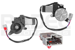 007-1301-39 MOTOR DE ELEVADOR ELECTRICO HD ACCORD 4P SEDAN 98-02 4 PINS 8 DIENTES ENCHUFE RECTO ESTRELLA 12VCC 3 HU DELANTERO IZQ