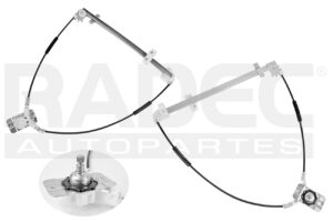 007-3105-01 ELEVADOR DE CRISTAL VW COMBI 75-13 MANUAL COMPATIBLE CON MOLDE ORIGINAL DELANTERO IZQ