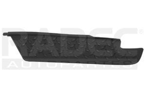 011-0616-16 MOLDURA DEFENSA TRASERA CV COLORADO 04-11 4X4/4X2/BASE L4/V6 4/6 CILINDROS 2.9/3.7L 2/4 PUERTAS SUPERIOR DER