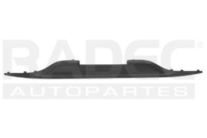011-0639-31 MOLDURA DEFENSA TRASERA CV SILVERADO 99-06 NEGRA V6/V8 6/8 CILINDROS 4.8/5.3L 2/4 PUERTAS CENTRAL