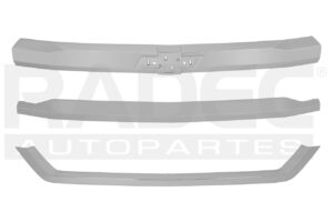 011-0639-35 MOLDURA PARRILLA CV SILVERADO 16-18 CROMADA 3 PIEZAS 4X2/4X4/LS V8 8 CILINDROS 5.4L 2/4 PUERTAS