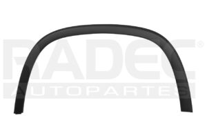 011-0663-01 MOLDURA SALPICADERA CV TRAVERSE 18-21 CORRUGADA LT/LS V6 6 CILINDROS 3.6L 5 PUERTAS IZQ