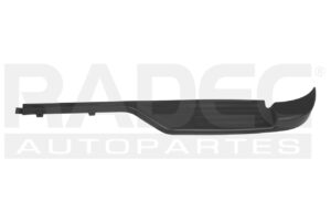 011-0907-02 MOLDURA DEFENSA TRASERA DG DAKOTA 05-09 4X4/4X2/SLT/SLT CLUB /LARAMIE V6 6 CILINDROS 3.7L 4 PUERTAS DER