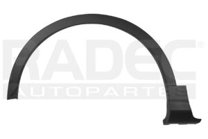 011-1209-13 MOLDURA ARCO DELANTERA FD ESCAPE 17-19 CORRUGADA TITANIUM/ECOBOOST/PLUS/ADVANCE L4 4 CILINDROS 2.0/2.5L 5 PUERTAS IZQ