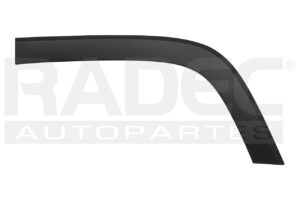 011-1601-09 MOLDURA COSTADO TRASERA JP CHEROKEE 14-18 CORRUGADA LIMITED/PREMIUM/SRT V6 6 CILINDROS 3.6L 5 PUERTAS IZQ