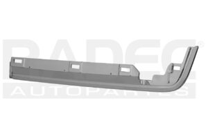 011-2321-10 MOLDURA FARO NS TSURU II 90-91 CROMADA L4 4 CILINDROS 1.6L 2/4/5 PUERTAS DER