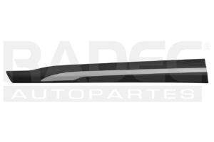 011-2351-11 MOLDURA PUERTA DELANTERA NS KICKS 17-20 INFERIOR CORRUGADA C/MOLDURA PLATA BITONO/ADVANCE/EXCLUSIVE L4 4 CILINDROS 1.6L 5 PUERTAS IZQ
