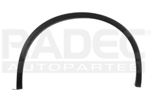 011-2611-02 MOLDURA ARCO TRASERA RN KOLEOS 17-20 CORRUGADA ICONIC/BOSE/MINUIT/INTENS L4 4 CILINDOR 2.5L 5 PUERTAS DER
