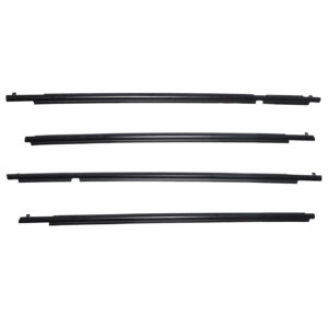 011-3011-66 MOLDURA BOTAGUA TY RAV4 06-12  JUEGO 4 PIEZAS DELANTERA 91CM/TRASERA 97CM NEGRA DELANTERA/TRASERA DER/IZQ MNJ