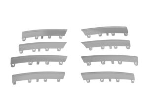 011-3103-04 MOLDURA PARRILLA VW BORA 05-10 CROMADA 8 PIEZAS