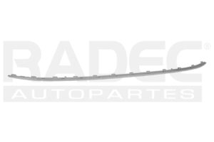 011-3112-28 MOLDURA FASCIA TRASERA VW JETTA 19-21 CENTRAL CROMADA COMFORTLINE/TRENDLINE/WOLFSBURG EDITION L4 4 CILINDROS 1.4L 4 PUERTAS