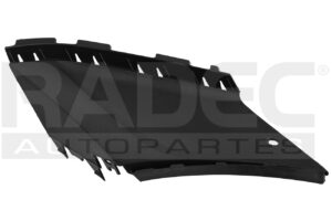 011-3121-19 MOLDURA FASCIA DELANTERA VW TOUAREG 15-18 INFERIOR CORRUGADA TDI/FSI/HYBRID/ DISSEL/GASOLINA V6 6 CILINDROS 3.0/3.6L 5 PUERTAS IZQ