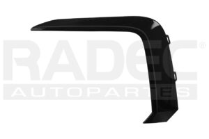 011-3139-01 MOLDURAFASCIA DELANTERA VW TAOS 21-22 NEGRA HIGHLINE/COMFORTLINE/FSI COMFORLINE/TSI COM L4 4 CILINDROS 1.4/1.6L 5 PUERTAS IZQ