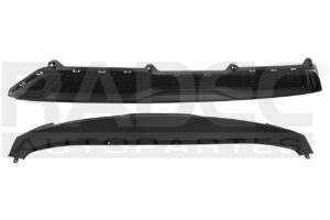 011-3507-04 MOLDURA FASCIA TRASERA INFERIOR KI FORTE 22-23 CORRUGADA LX L4 4 CILINDROS 2.0 L 4 PUERTAS