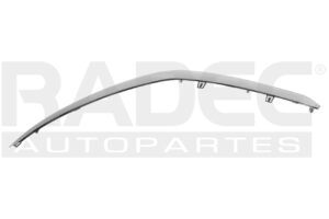 011-3507-07 MOLDURA FASCIA DELANTERA KI FORTE 22-24 CROMADA 4 PUERTAS IZQ