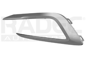 PAD359A MOLDURA DE REJILLA LATERAL MG MG5 21-24 CROMADA LH