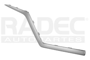 011-5501-02 MOLDURA FASCIA DELANTERA MG MG5 21-22 CROMADA EXCITE/STYLE/ELEGANCE L4 4 CILINDROS 1.5L 4 PUERTAS DER