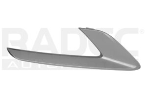011-5502-06 MOLDURA FASCIA DELANTERA MG ZS 21-23 CROMADA EXCITE/STYLE L4 4 CILINDROS 1.5L 5 PUERTAS DER