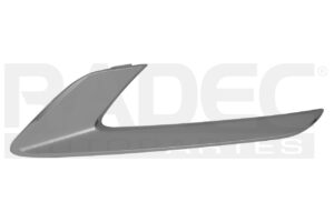 011-5502-07 MOLDURA FASCIA DELANTERA MG ZS 21-23 CROMADA EXCITE/STYLE L4 4 CILINDROS 1.5L 5 PUERTAS IZQ