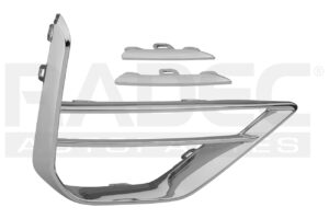011-5701-06 MOLDURA REJILLA FASCIA DELANTERA CH TIGGO 8 PRO 23-24 CROMADA TURBO LUXURY/PREMIUM L4 4 CILINDROS 1.6L 5 PUERTAS 3 PIEZAS DER