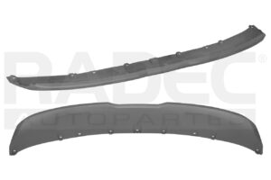 011-5704-02 MOLDURA FASCIA DELANTERA CH TIGGO 8 PRO MAX 23-24 PLATA PREMIUM/LUXURY L4 4 CILINDROS 2.0L 5 PUERTAS