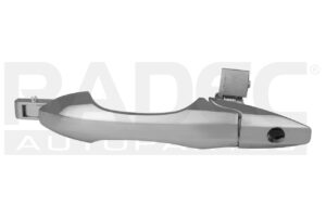 012-0102-07 MANIJA EXTERIOR AC MDX DELANTERA 07-13 5 PUERTAS CROMADA CON HOYO PARA LLAVE PLASTICO TW IZQ