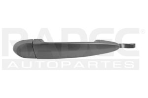 012-0301-14 MANIJA EXTERIOR BW SERIE 3 06-11/X5 07-13/X6 08-10 SIN HOYO PARA LLAVE LISA NEGRA PLASTICO DELANTERA/TRASERA DER