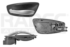 012-0316-01 MANIJA INTERIOR BW SERIE 1 08-11 NEGRO/PLATA PLASTICO DELANTERA/TRASERA IZQ