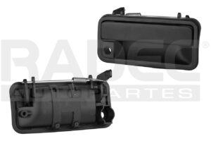 012-0605-20 MANIJA EXTERIOR CV BLAZER (C10) 88-94 CON HOYO PARA LLAVE CORRUGADA NEGRA ZINC DELANTERO DER
