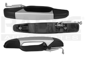 012-0615-A6 MANIJA EXTERIOR CV CHEYENNE/SILVERADO 07-13/SUBURBAN/TAHOE 07-14/AVALANCHE GM SIERRA 07-13/YUKON 07-14 CV PICK UP 07-13 LISA PARA PINTAR NEGRA/CROMO PLASTICO TRASERA DER