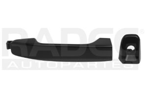 012-0616-43 MANIJA EXTERIOR CV COLORADO DELANTERA 16-18/GM CANYON DELANTERA 16-17 2 Y 4 PUERTAS NEGRA CON HOYO PARA LLAVE LISA PARA PINTAR PLASTICO TW IZQ