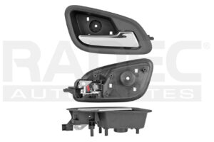 012-0616-62 MANIJA INTERIOR CV COLORADO 16-20 NEGRA/CROMO PLASTICO TRASERA DER