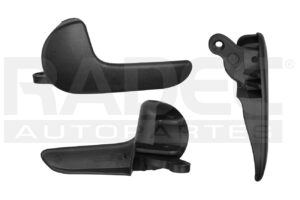 012-0617-17 MANIJA INTERIOR CV CORSA 00-08 NEGRO PLASTICO SOLO REPUESTO DELANTERA/TRASERA IZQ