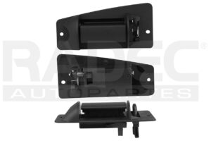 012-0639-59 MANIJA INTERIOR CV SILVERADO TRASERA 99-06/GMC SIERRA TRASERA 99-06 NEGRO EXTENDED CAB ZINC IZQ