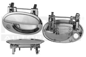 012-0645-12 MANIJA EXTERIOR CV TORNADO DELANTERA 04-11/CV CORSA DELANTERA 00-08/CV MERIVA DELANTERA 04-08 4 Y 5 PUERTAS CROMADA CON HOYO PARA LLAVE PLASTICO TW DER