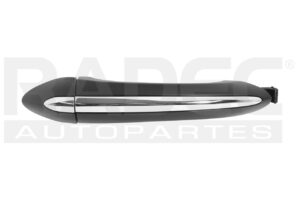 012-0665-04 MANIJA EXTERIOR CV CRUZE 17-19 SIN HOYO PARA LLAVE SIN SENSOR LISA NEGRA/CROMO PLASTICO DELANTERA DER/TRASERA DER/IZQ