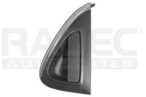 012-0666-15 MANIJA EXTERIOR CV SPARK 16-20 CORRUGADA NEGRA/CROMO PLASTICO TRASERA IZQ
