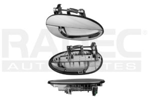 012-0677-02 MANIJA EXTERIOR CV MATIZ TRASERA 04-05/PT G1 TRASERA 04-05 5 PUERTAS CROMO TW DER