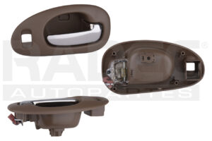 012-0720-20 MANIJA INTERIOR CR 300 M 99-04/CONCORDE 98-04 CON HOYO PARA SEGURO BEIGE/CROMADA PLASTICO DELANTERA DER